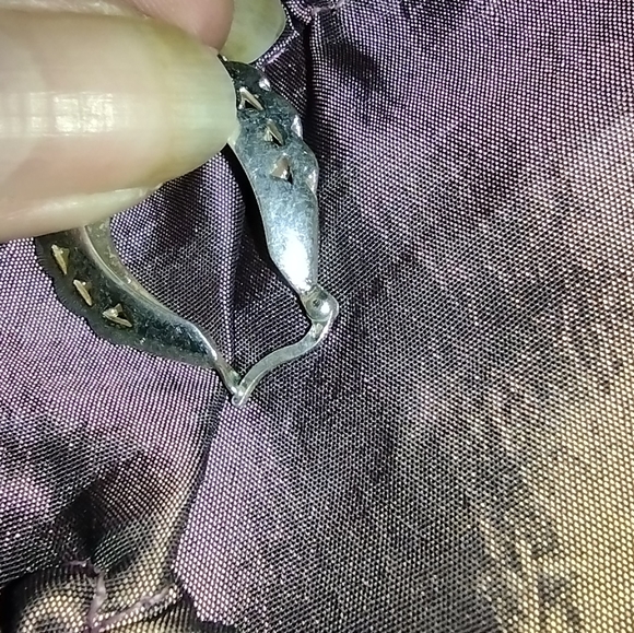 Sterling Silver Openwork handcrafted classic earrings - Picture 7 of 11